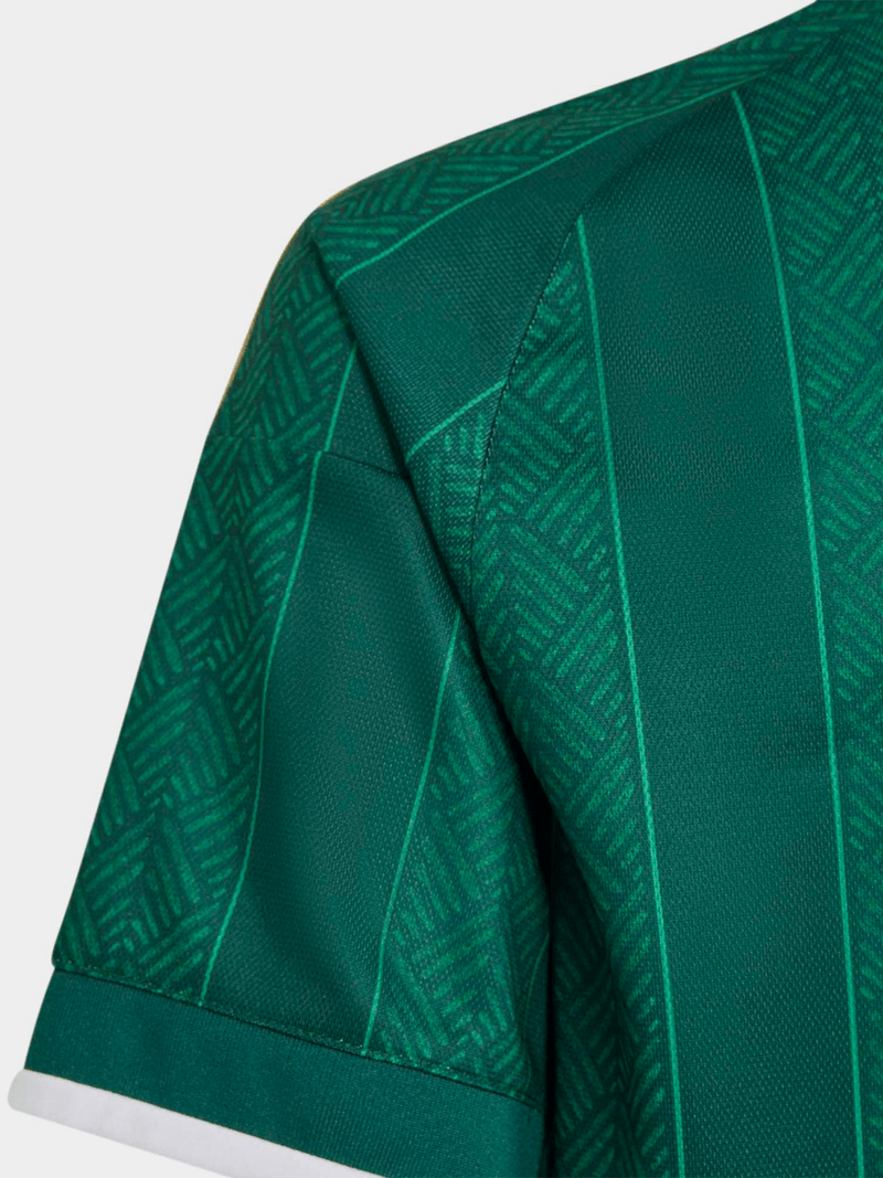 Bafana Bafana Green Striped Retro Football Jersey