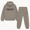 Heavyweight Fleece Tracksuit Set - Taupe