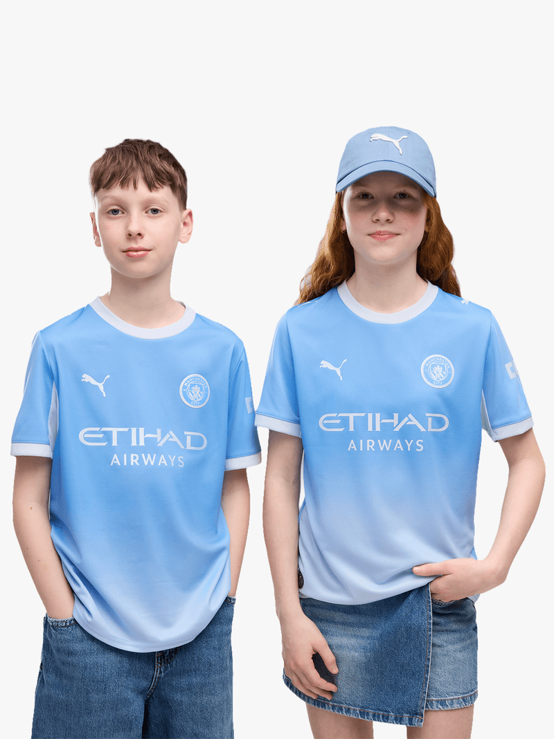 Gradient Crew Neck Jersey - Sky Blue