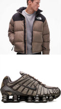 Tech Running Sneaker - Taupe/Black