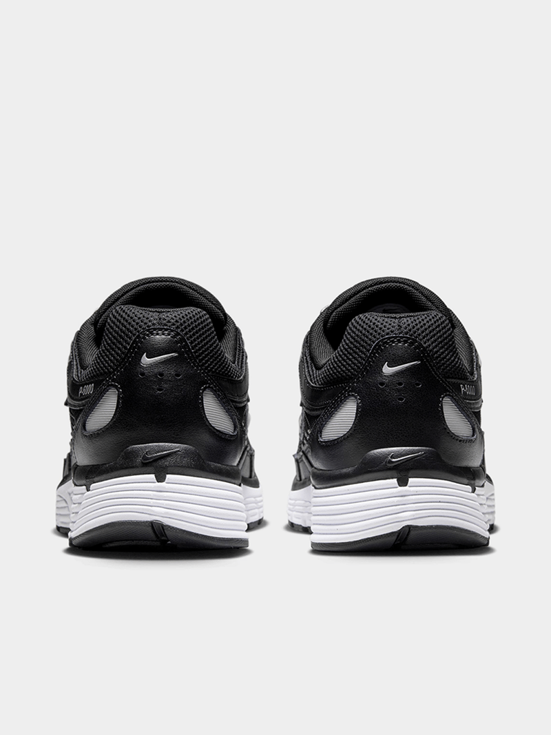 Retro Running Sneakers - Black Silver