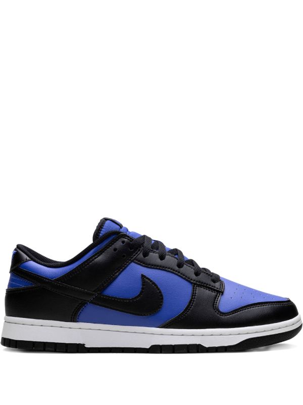 Low-Top Streetwear Sneakers - Blue Black