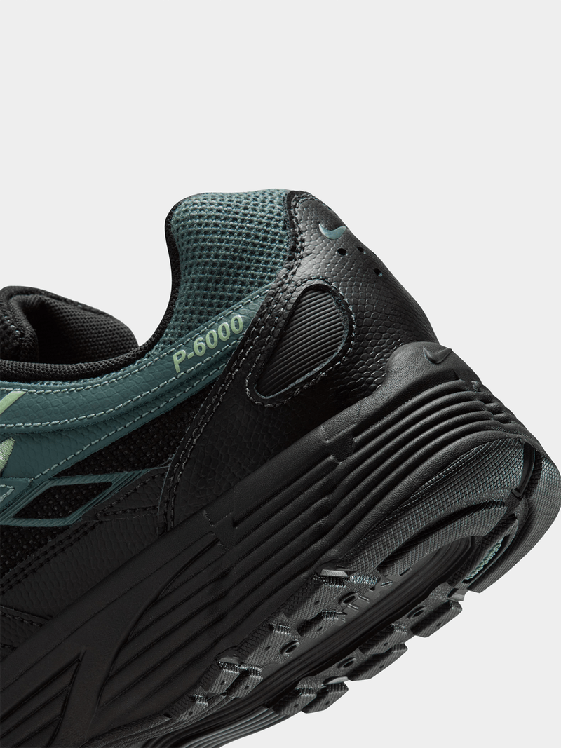 Retro Running Sneakers - Green Black