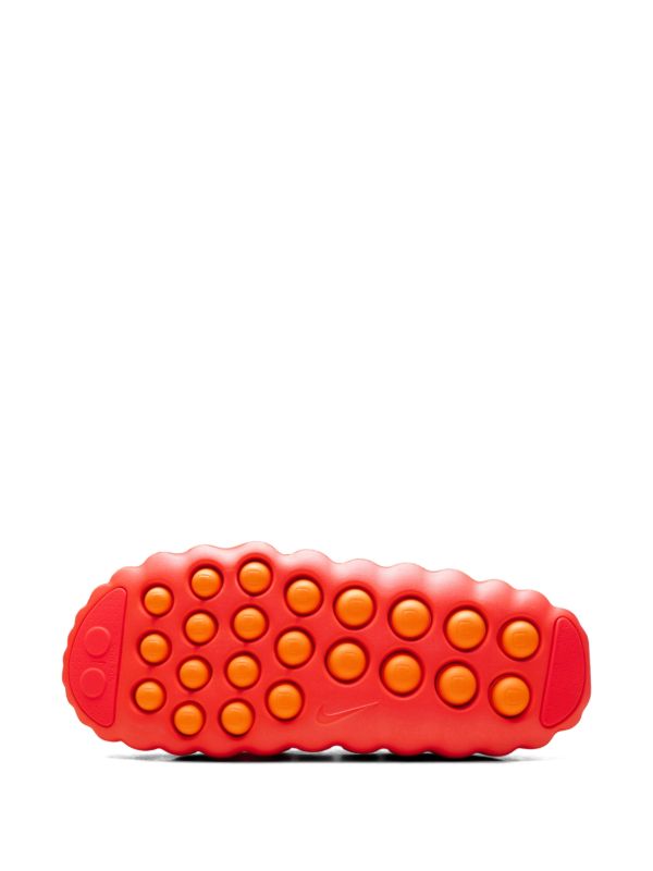 Futuristic Mule Clogs - Orange Red