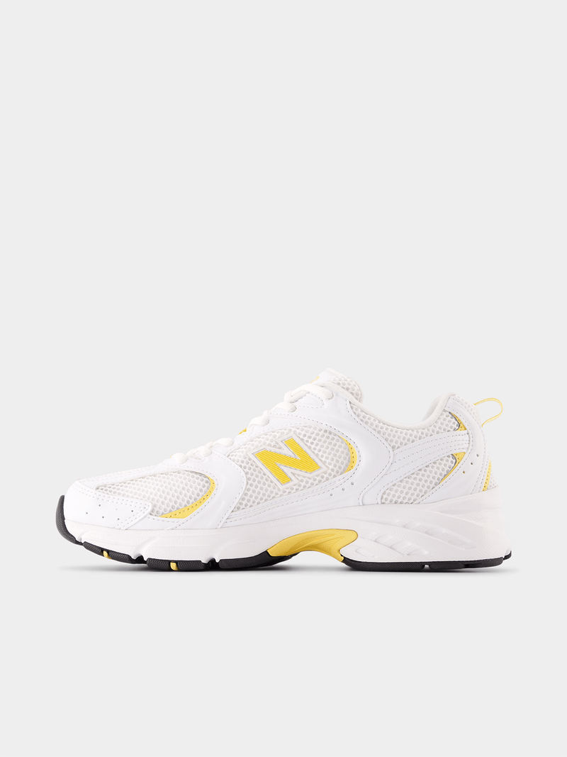 New Balance White/Yellow